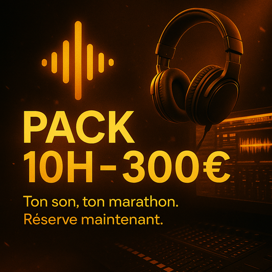 Pack Long Studio - 10h (Valable 1 mois)